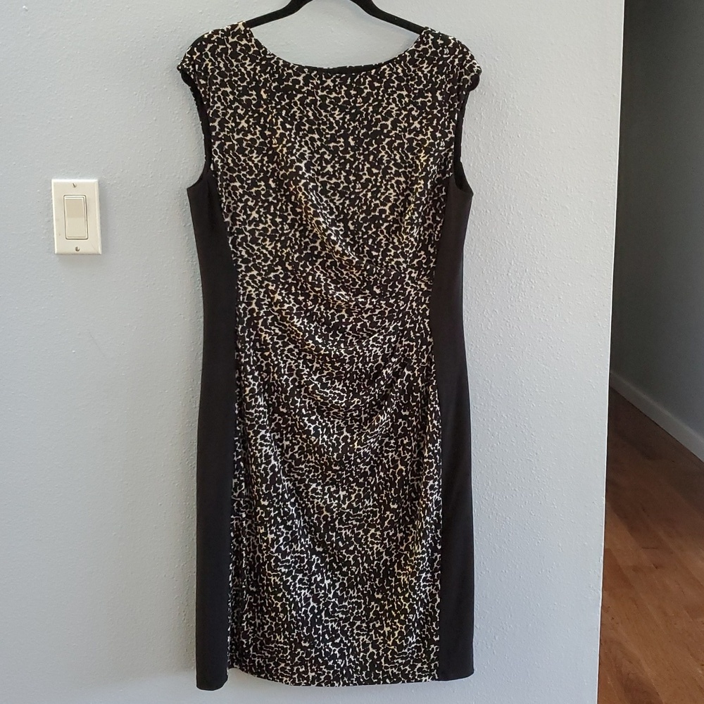 Ralph Lauren Black and White Patterned Dress